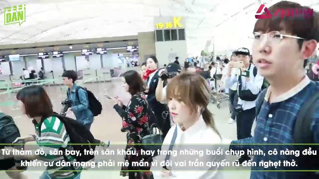 Những khoảnh khắc Irene để lộ đôi vai trần quyến rũ đến nghẹt thở