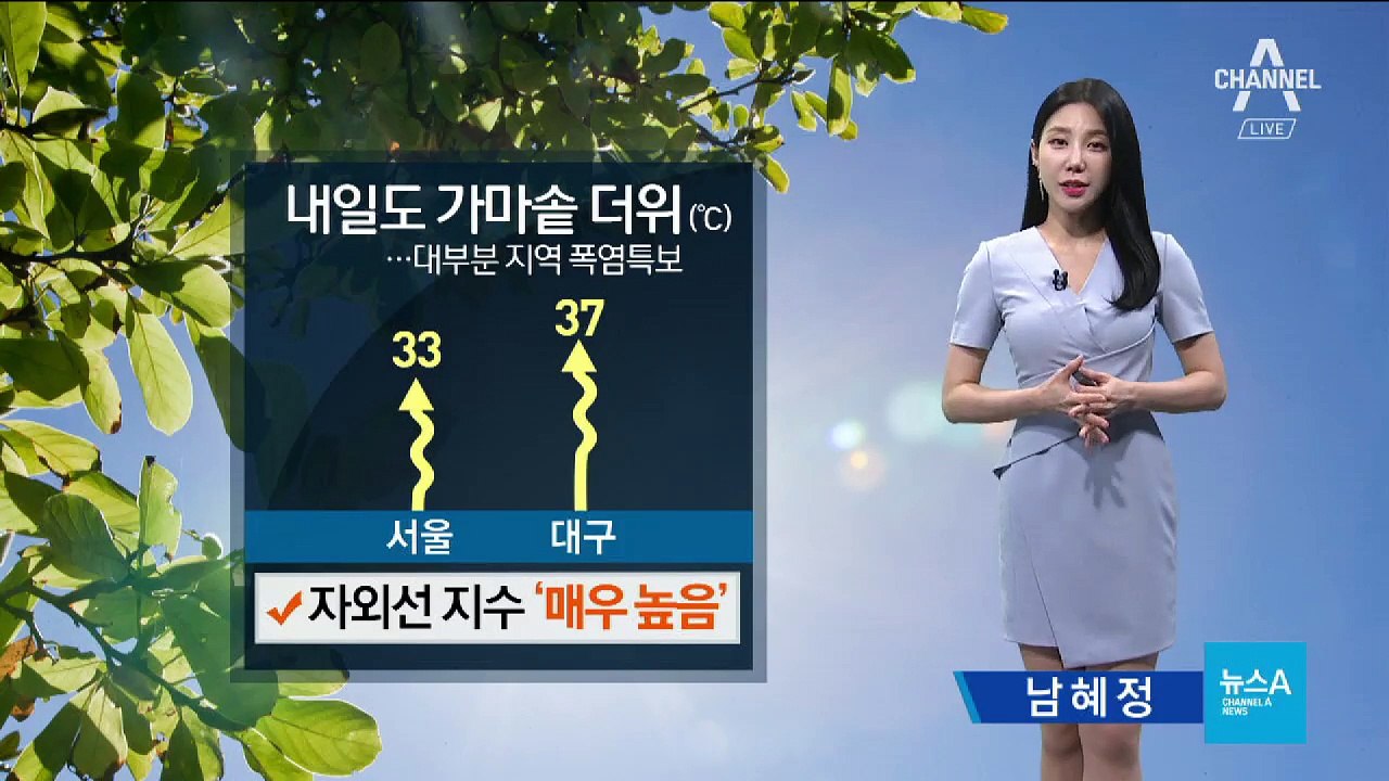 [날씨]펄펄 끓는 ‘가마솥 더위’…불쾌지수 높아