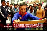 Conozca al “Bruce Lee” peruano que rinde homenaje al maestro