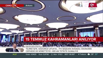 Başkan Erdoğan konuşuyor