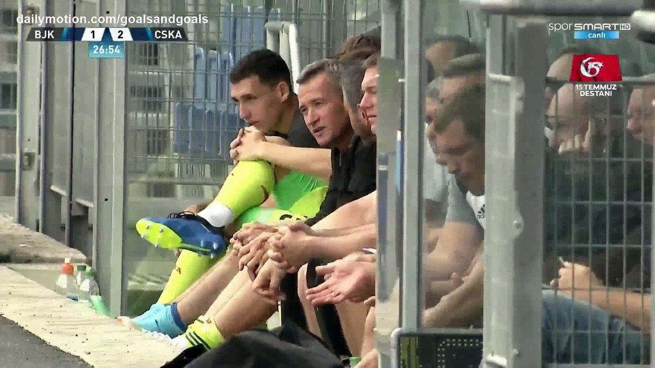 Astemir Gordyushenko Goal HD - CSKA Moscow 2 - 1 Besiktas - 15.07.2018 (Full Replay)