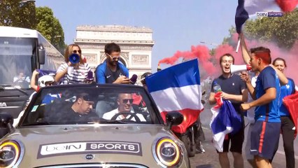 La voiture beIN SPORTS à la rencontre des supporters des Bleus