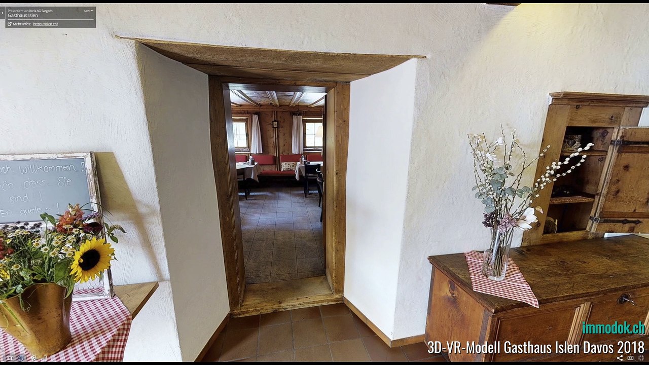 3D-VR-Modell Gasthaus Islen Davos