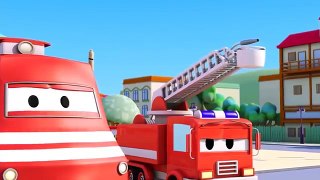 Tom the Tow Truck, Car Patrol, Carl Transform, Troy the Train and all kinds of trucks in Car City