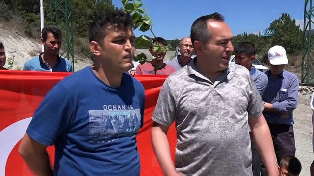 Gurbetçi desteğiyle 15 Temmuz şehitleri için fidan dikildi