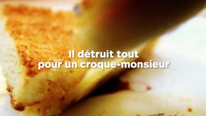 Il saccage une chambre d'hotel au sabre pour un croque monsieur