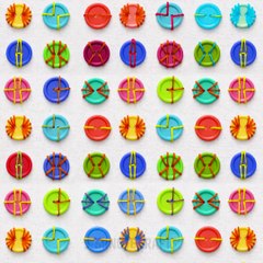 There’s plenty of room for imagination even in button sewing!  bit.ly/2u7WWrG