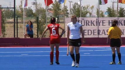Açık Alan Avrupa Hokey Şampiyonası Konya’da başladı