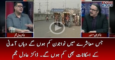 Jis Muashray Main Nojawan Kaam Hongay Waha Amdani Kay Amkanaat Bhi Kaam Hongay |Dr.Adil Najam