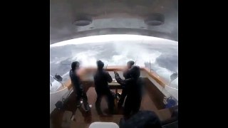 Seriously Rough Weather While Fishing