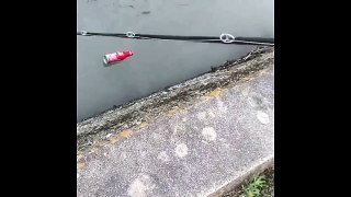 Using Bottle of Coke as Bait for Catching Fish