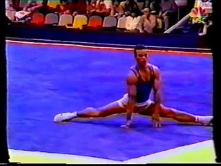 Florentin PESCARU (ROM) floor - 1997 International Team Competition