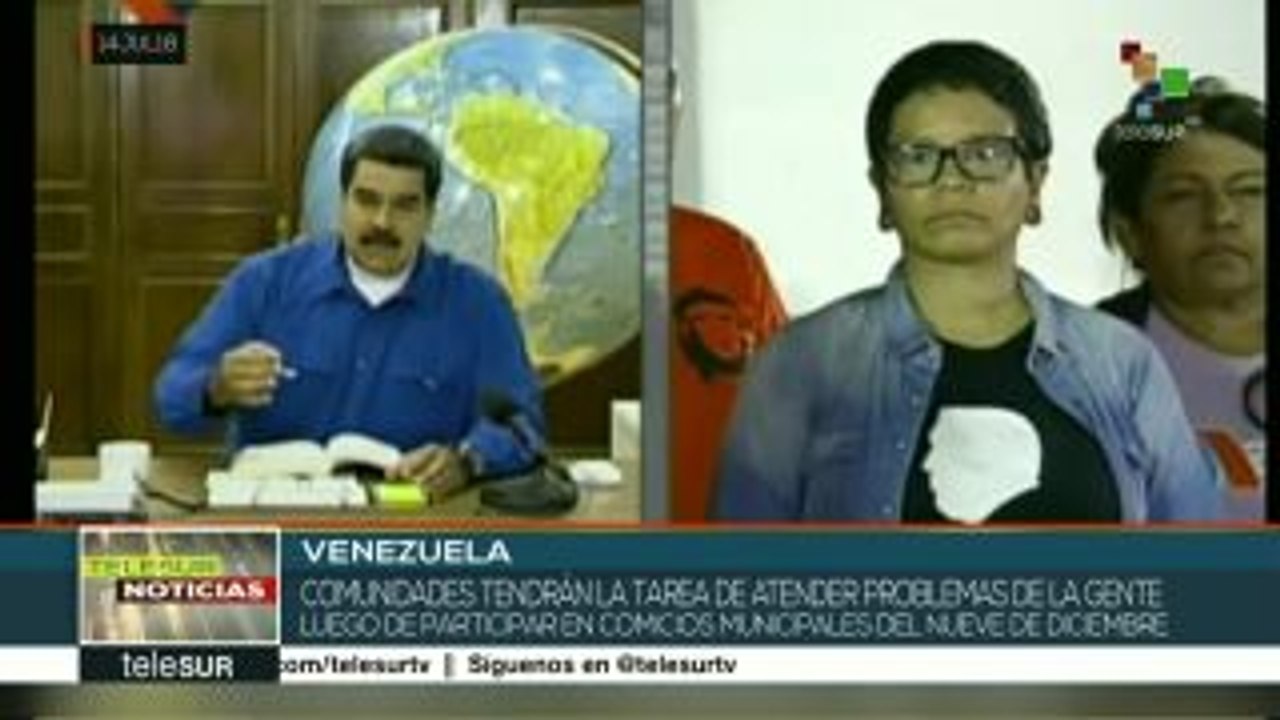 Maduro llama a comunidades a participar en elecciones de diciembre
