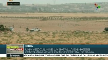 El ejército árabe sirio recupera el control de Nassib