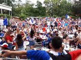 À Aix-les-Bains, on chante La Marseillaise pour célébrer le deuxième but
