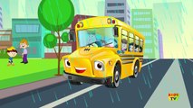 Wheels On The Bus Go Round And Round | Nursery Rhymes | Baby Rhymes | Kids Songs | Kids Tv