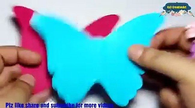 - DIY – Butterflies Wall-Room Decor | Make Paper Butterfly | Easy paper craft, 35#Credit: Ks3 CreativeArtFull video: