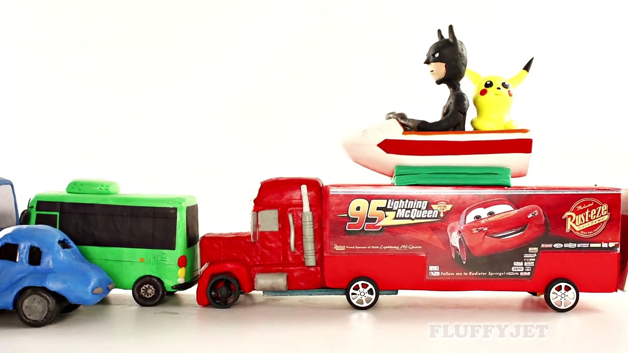 Cars lightning McQueen Mack Truck! Disney Cars Stop Motion video!