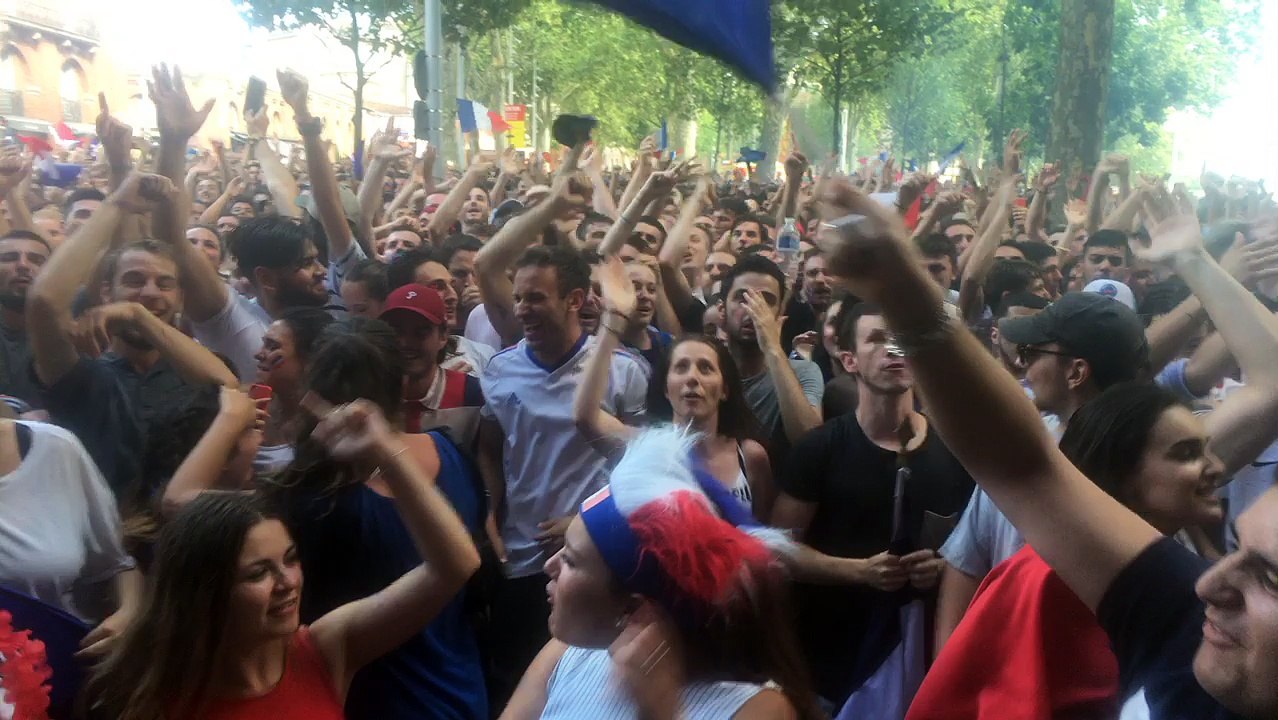 Finale du Mondial France/Croatie : place St-Pierre à Toulouse