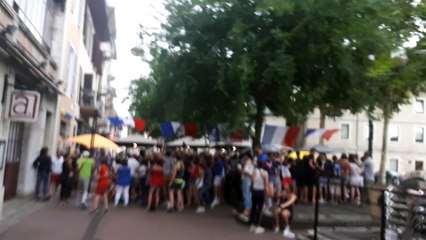 Le troisième but célébré par les supporters à Chambéry