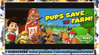 Paw Patrol NickJr | Pups Save the FARM