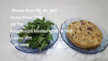 Pudhina Paratha Recipe in Hindi - Pudina Paratha Recipe in Hindi - पुदीना परांठा