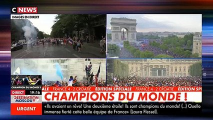 Download Video: Champions du monde: Les supporters arrivent en nombre sur les Champs-Elysées pour fêter la deuxième étoile - VIDEO