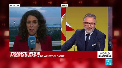 "This is a victory for Didier Deschamps," says France 24''s correspondent in Russia