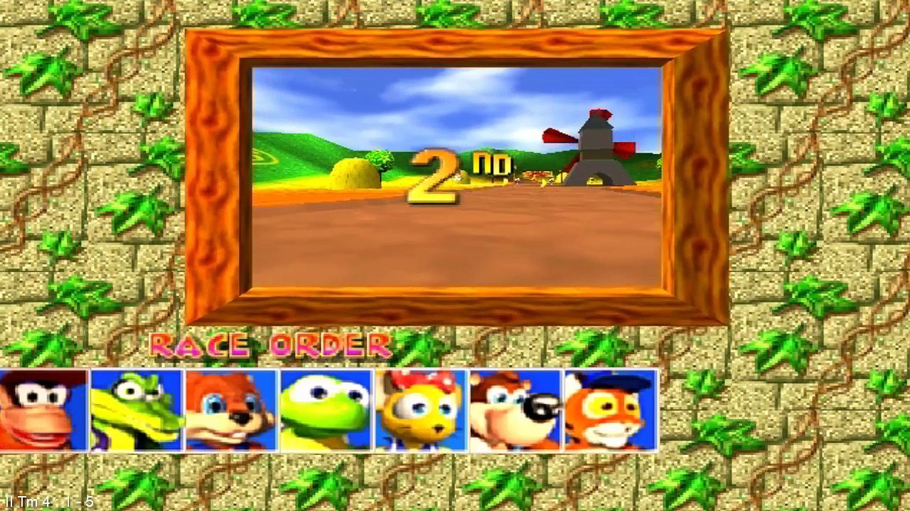 Diddy Kong Racing #42 [Silver Coin Challenge - Windmill Plains] Avião de segunda