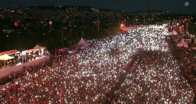 Başkan Erdoğan 15 Temmuz Etkinlikleri Kapsamında Şehitler Köprüsü'nde