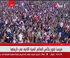 مئات الآلاف من الفرنسيين يحتفلون بالفوز بكأس العالم فى العاصمة باريس