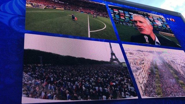 Victoire de la France, finale du Mondial: foule en liesse