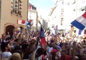 Fans Celebrate in Laval After France World Cup Win