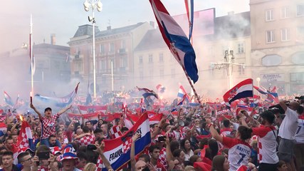Zagreb en fête malgré la défaite