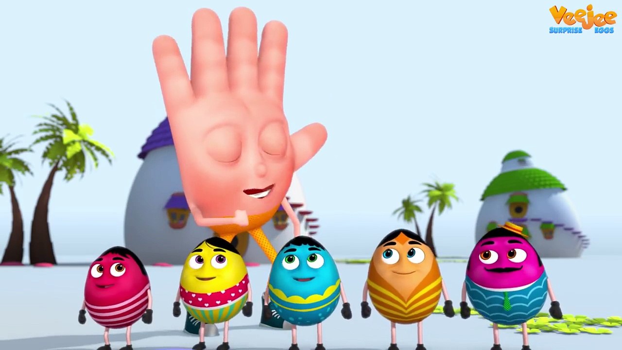 Smiley Finger Family | Learn Emotions For Kids | VeeJee Surprise Eggs Finger Family Series