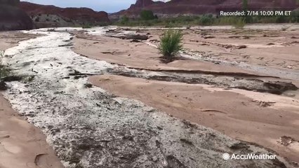 Reed catches another newly formed flash flood in Utah