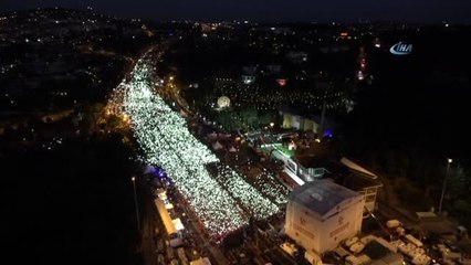 15 Temmuz Şehitler Köprüsü'nde Şehit Yoklaması Yapıldı...o Havadan Görüntülendi