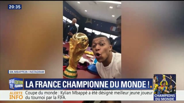 Mondial: sur les réseaux sociaux, les Bleus partagent leur fierté d'avoir remporté la coupe