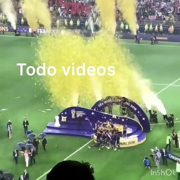 Ceremonia de Premiación Campeón Francia Mundial Rusia 2018 Francia 4 vs Croacia