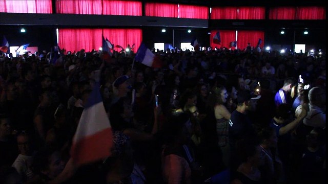Ambiance finale de coupe du monde à Montceau-les-Mines