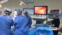 Report Tv - QSUT, kryhet për herë të parë operacioni i zemrës me kamer 3D