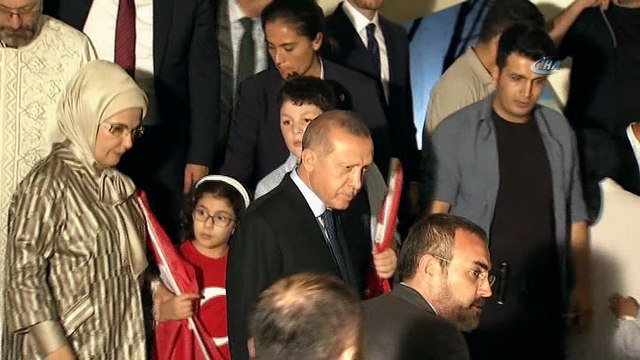 Cumhurbaşkanı Erdoğan 15 Temmuz Şehitler Köprüsü'nde