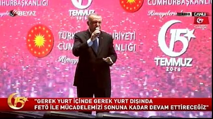 Başkan Erdoğan: İdam müzakere masasında