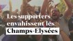 La France est championne : les supporters envahissent les Champs-Elysées