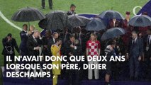 PHOTOS. Coupe du monde 2018 : Didier Deschamps célèbre la victoire avec sa femme et son fils