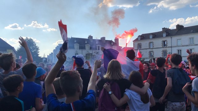 Après le coup de sifflet final, l’explosion de joie