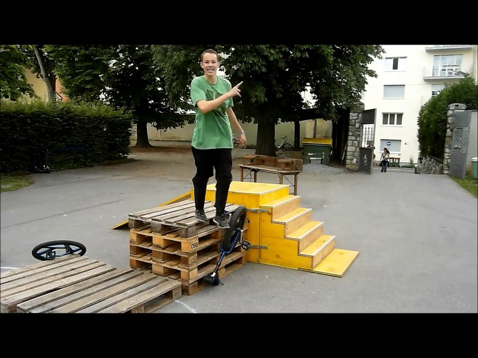 Niklas' Unicycle Trial line