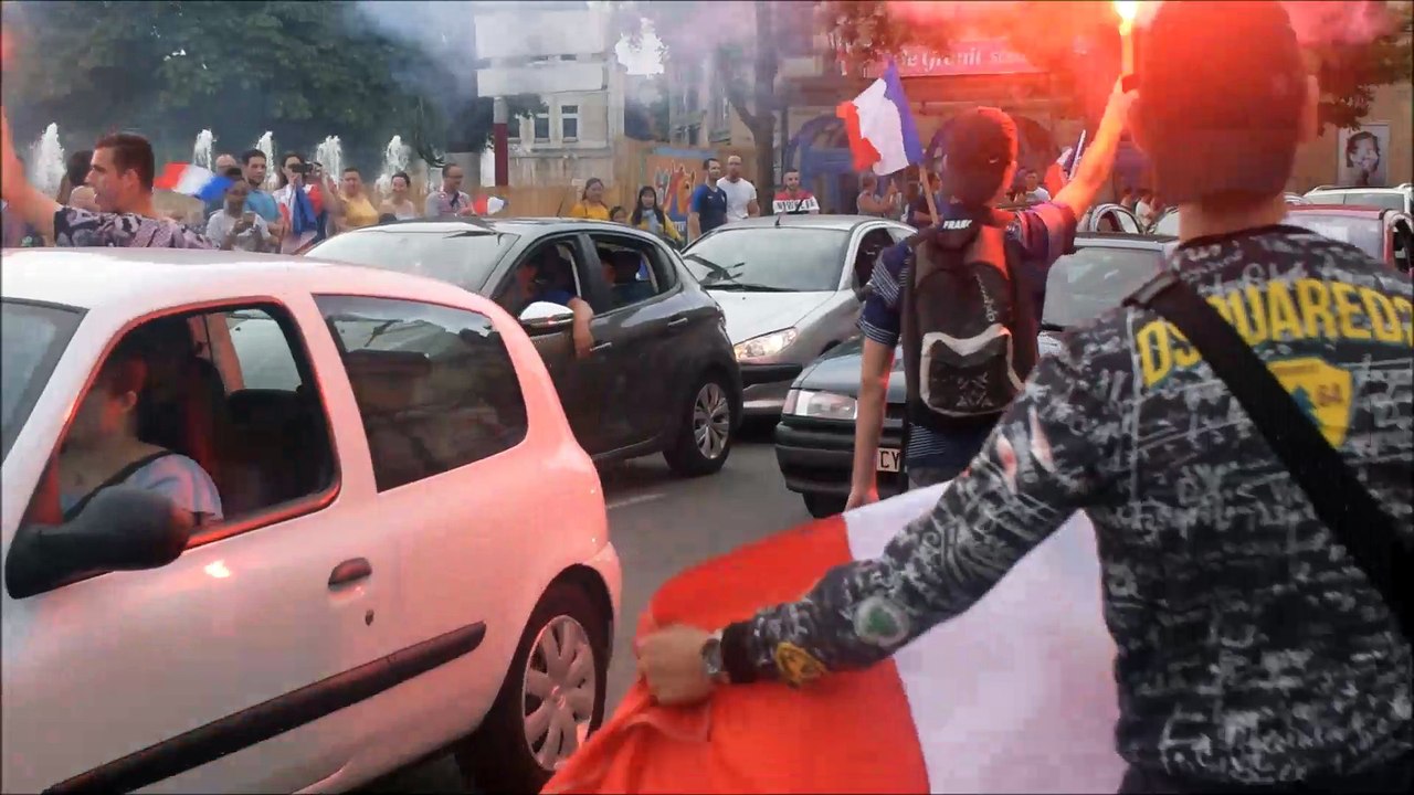 Après la victoire de la France, la fête se poursuit dans les rues de Belfort