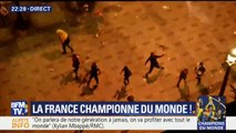 La france championne du monde ! la fête sur le champs de mars et sur les champs elysées