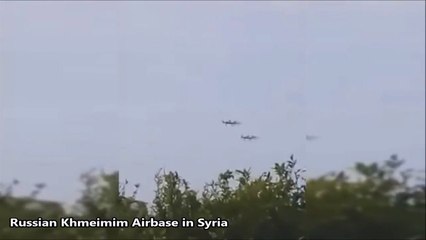 Russian Sukhoi Su-57 & A-50U Aircraft To Khmeimim Airbase In Syria.